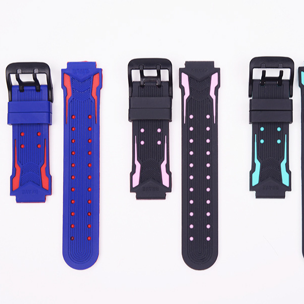 矽(guī)膠成型加工-矽膠雙色表帶-定製加(jiā)工 矽膠(jiāo)成型加工