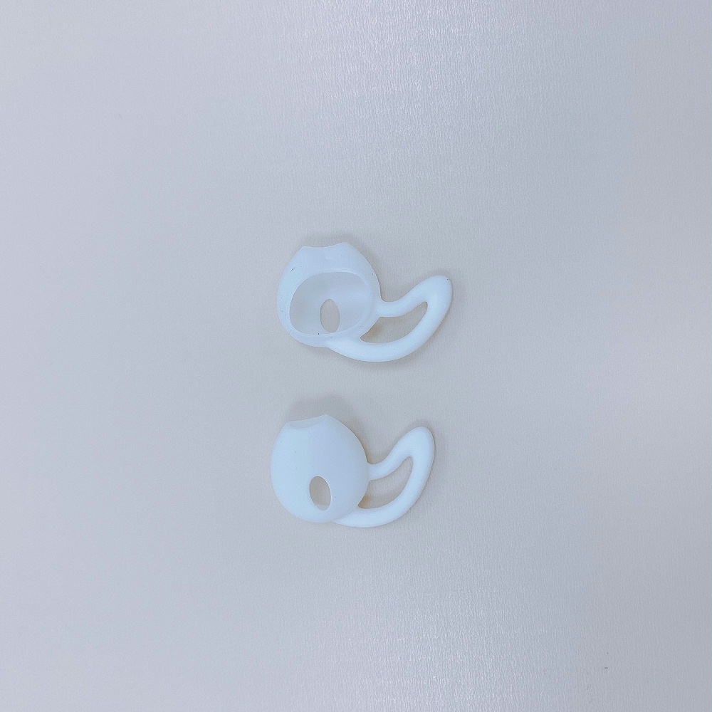 矽膠帶掛耳機套 白色款耳機套