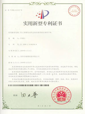 伊人在线视频-防晃動專利證書